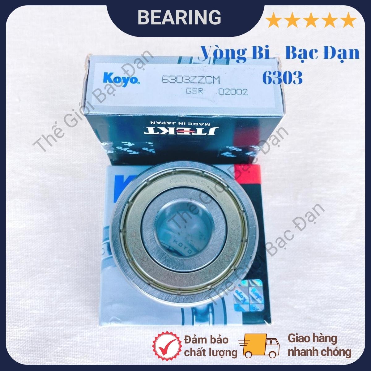 Vòng bi bạc đạn 63006301630263036304 6305 6306  6308ZZCM KOYO -Thế Giới Bạc Đạn