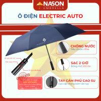 Ô dù điện thông minh Electric Auto Umbrella Nason đóng mở tự động chống gió cấp 6 che nắng che mưa chống UV- Tặng ô siêu nhẹ