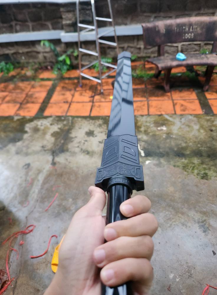 [1m] Mô hình kiếm gỗ đạo cụ Trung Quốc nhiều màu - tặng đế | Baystore