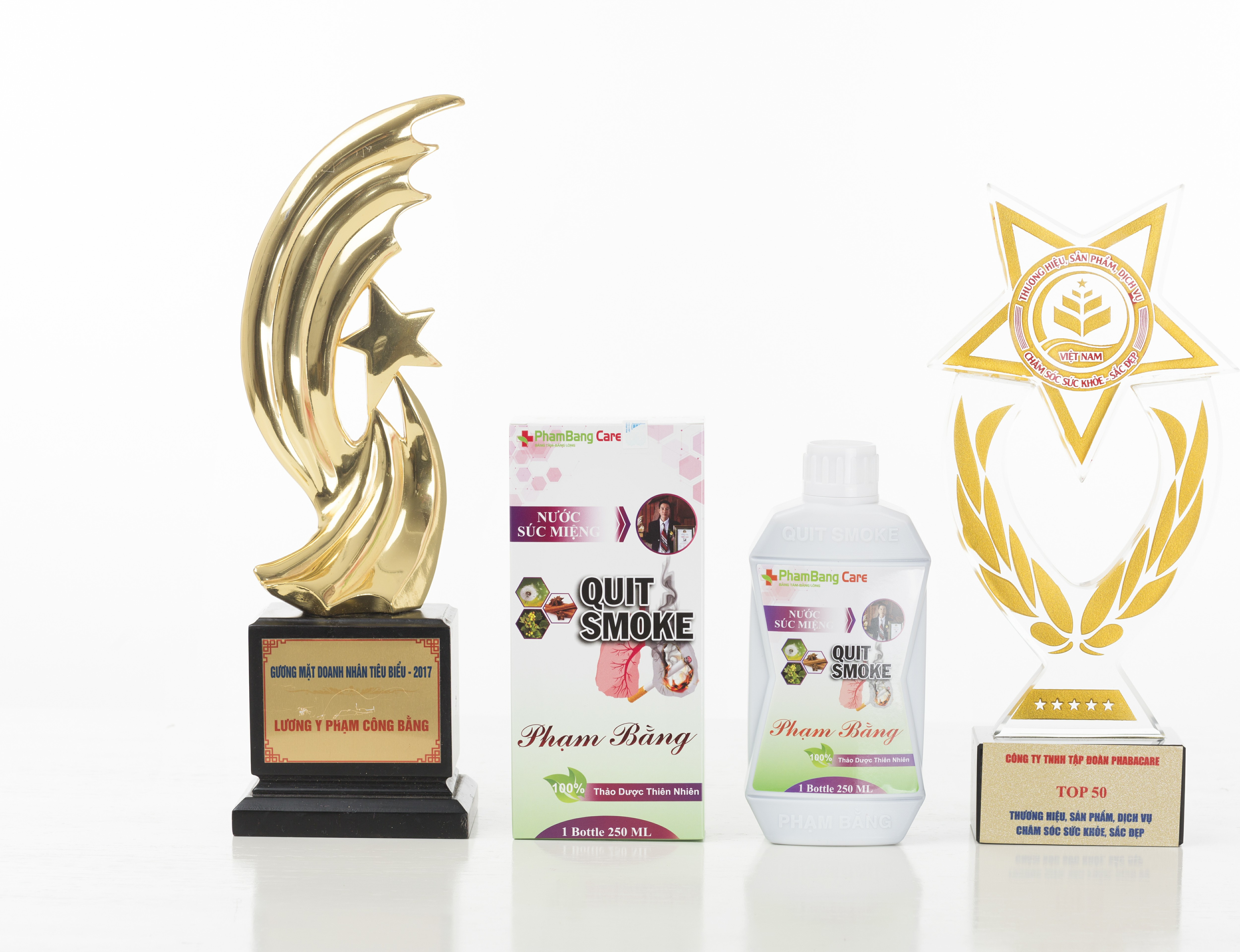 [Nhà Thuốc Phạm Công Bằng ] Cai Thuốc Lá Phạm Bằng QUIT SMOKE  Chai Lớn Dung Tích 330ML Hạn Sử Dụng 5 Năm