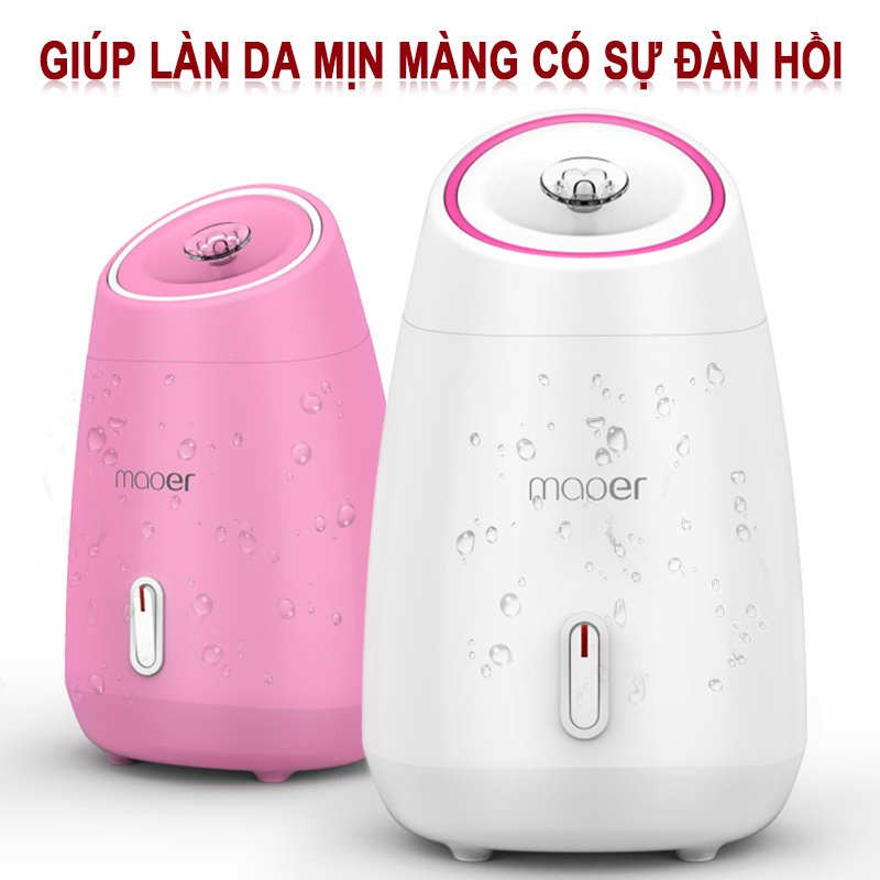 【Like - 】Maoer Xông Hơi Mặt Xịt Hơi Nước Đều Xịt Dưỡng Ẩm Làm Sạch Sâu Da，Xịt Mặt Xịt Khoáng Dụng Cụ Làm Đẹp Xịt Nano Dưỡng Ẩm Làm Trắng Da Mặt Và Dưỡng Ẩm Dưỡng Ẩm（Pink，White）