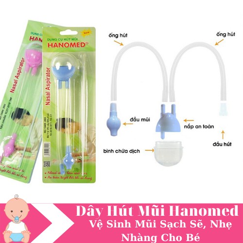 Dụng Cụ Hút Mũi Dây Và Vệ Sinh Mũi Sạch Sẽ Cho Bé Và Trẻ Nhỏ