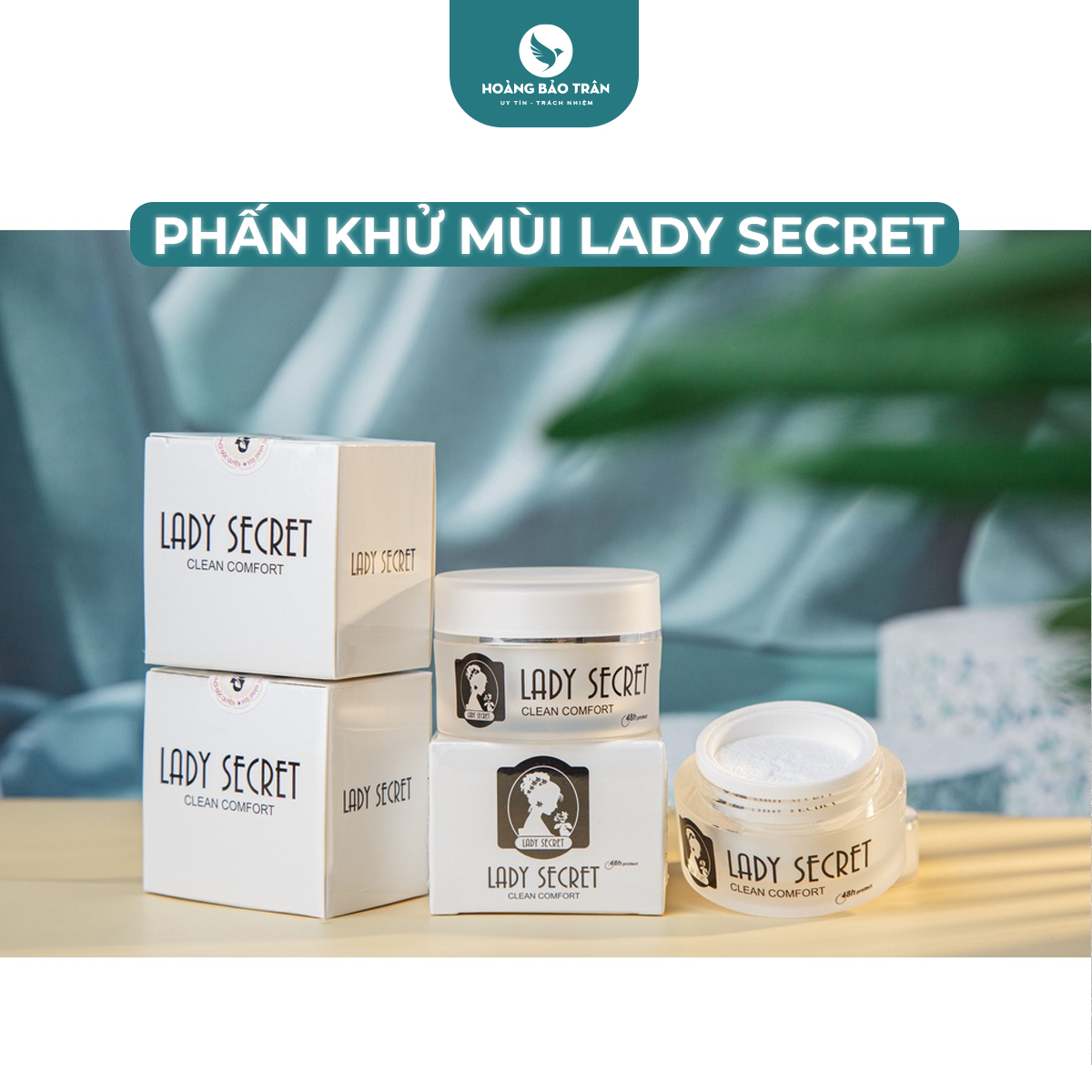 PHẤN NÁCH LADY SECRET PHẤN KHỬ MÙI LÀM SÁNG VÙNG DA DƯỚI CÁNH TAY