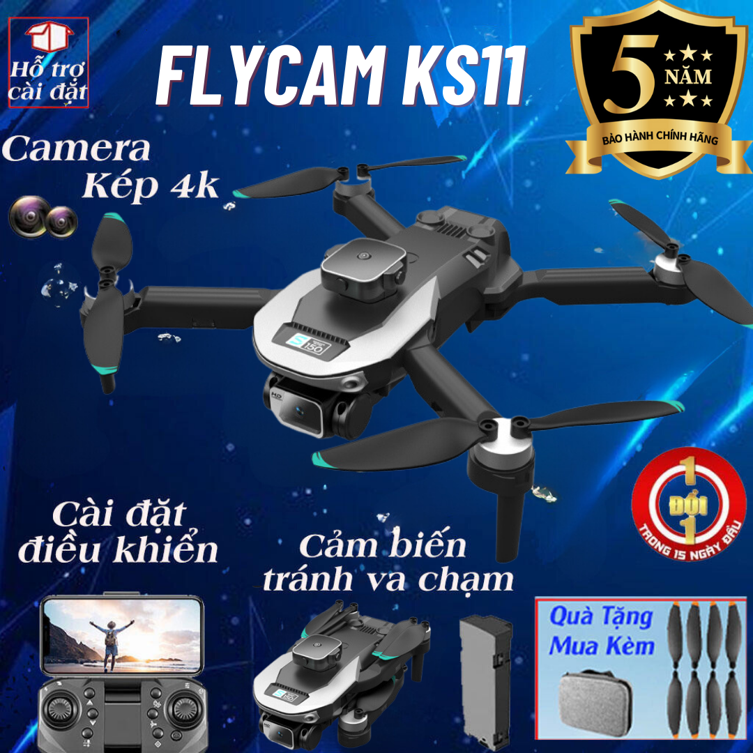 Flaycam Mini Flycam Giá Rẻ S150 Max Động Cơ Không Chổi Than Máy Bay Điều Khiển Từ Xa Camera Kép 4K Giữ Vị trí Tốt