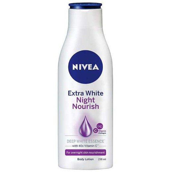 Sữa dưỡng thể Nivea Night White - trắng da ban đêm 200ml cam kết hàng đúng mô tả chất lượng đảm bảo an toàn đến sức khỏe người sử dụng đa dạng mẫu mã màu sắc kích cỡ