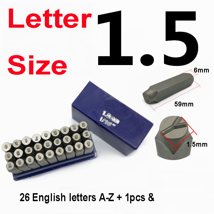 40 Pcs Wooden Rubber Stamp Letters Alphabets, Number and Letter