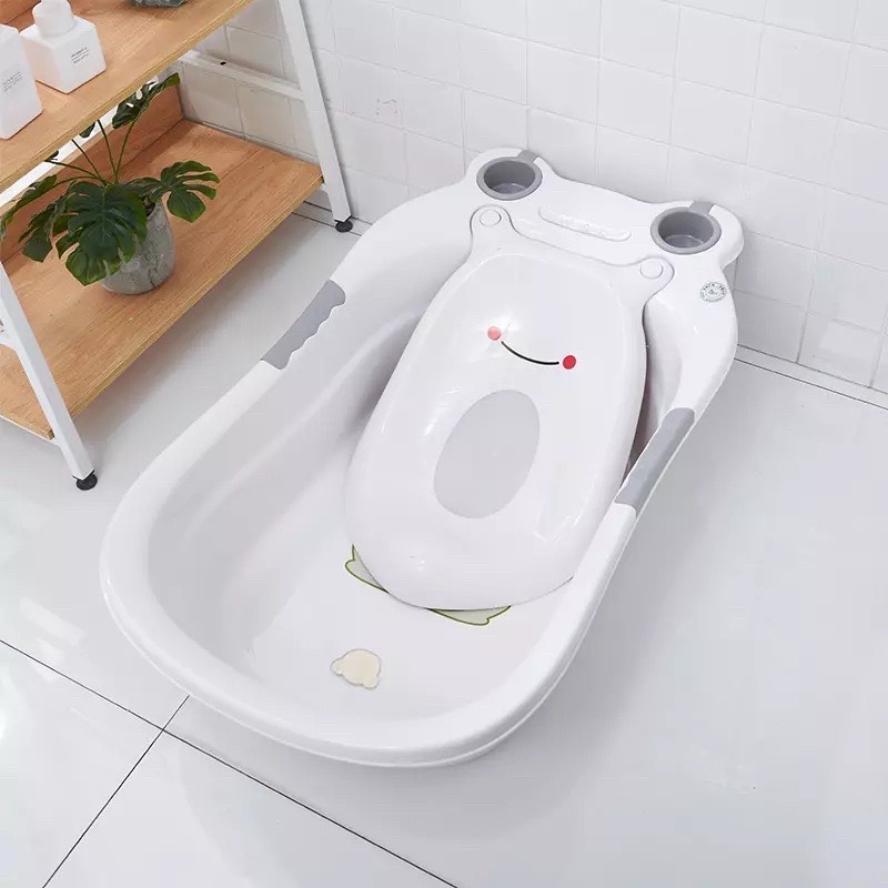 Thau tắm chậu tắm cao cấp hình Ếch Hokori cho bé yêu