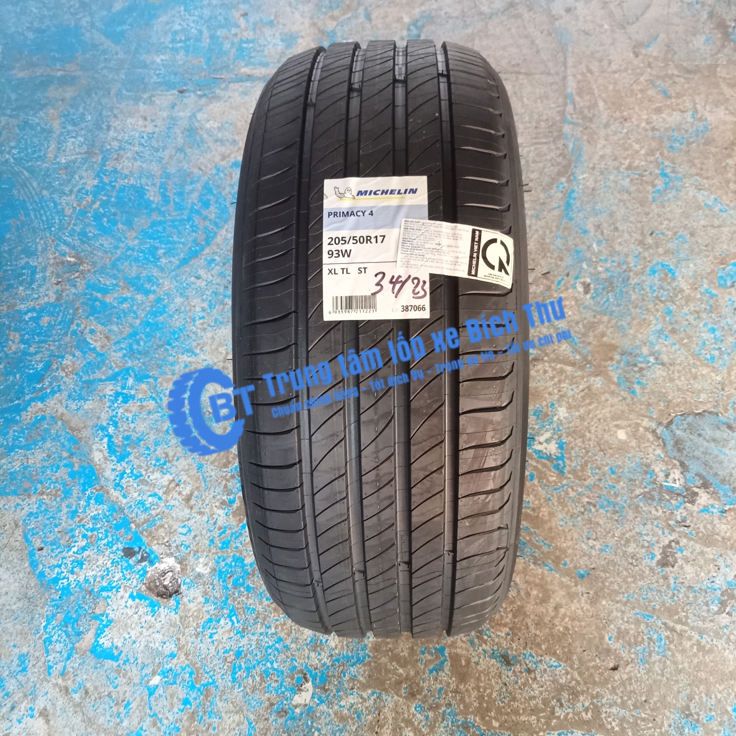 Lốp Michelin 205/50R17 Primacy 4