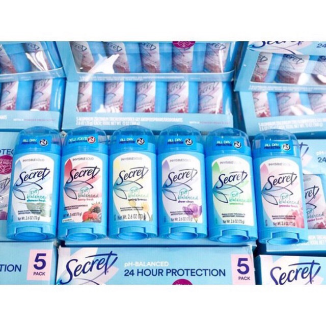 [Hcm]???? Lăn Nách Secret Xách Tay Mỹ Khử Mùi Lên Đến 24 Tiếng
