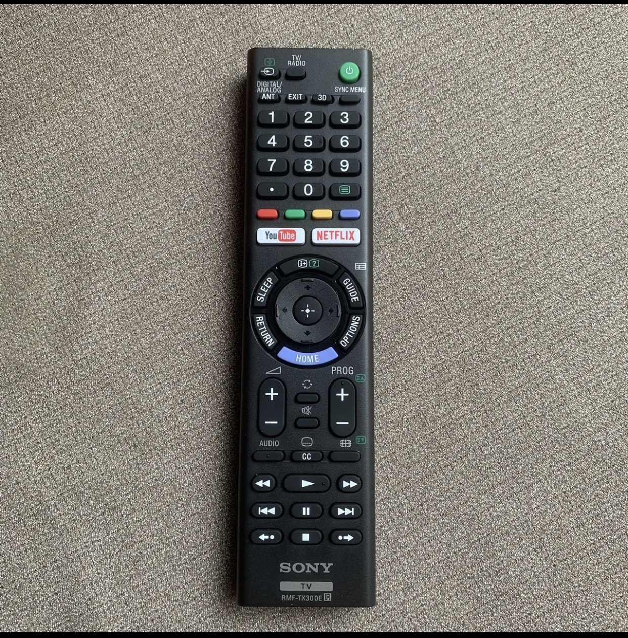 Remote tivi Sony smart thường chính hãng không giọng nói điều khiển sony tivi - Tặng kèm pin 43W800C