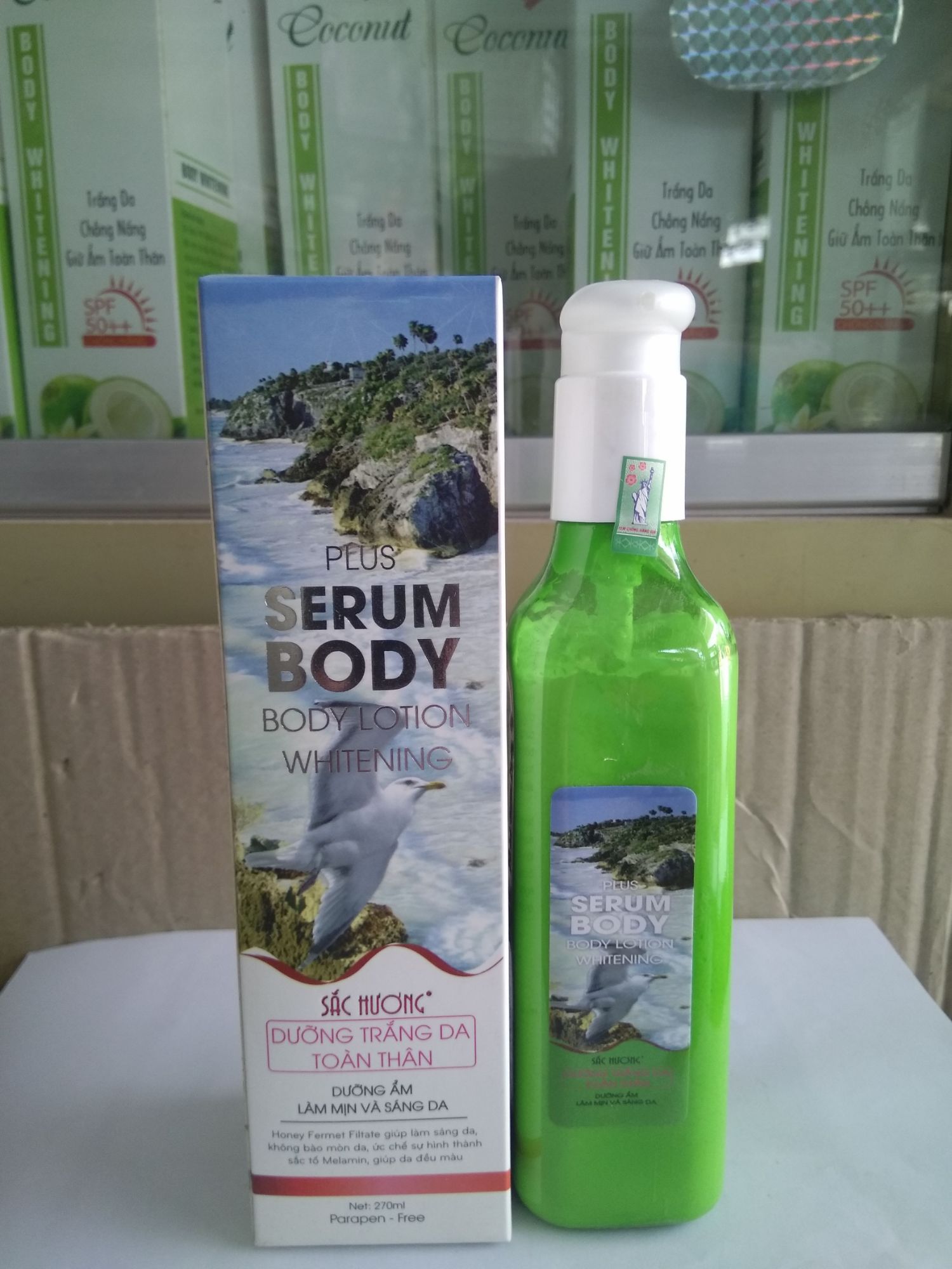 Kem Serum Trắng Da Sắc Hương