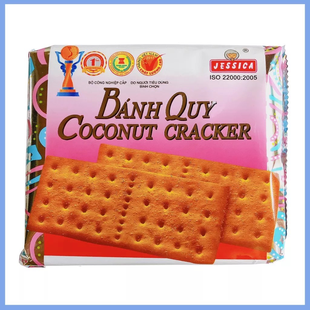 BÁNH QUY COCONUT CRACKER (BÁNH BẠC TRÒN/VUÔNG)