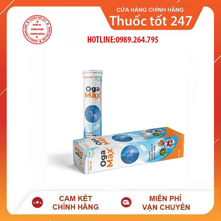 OGA MAX - Hỗ Trợ Viêm Xoang Mũi Dị Ứng Bằng Công Nghệ Mới (Lọ 20 Viên)