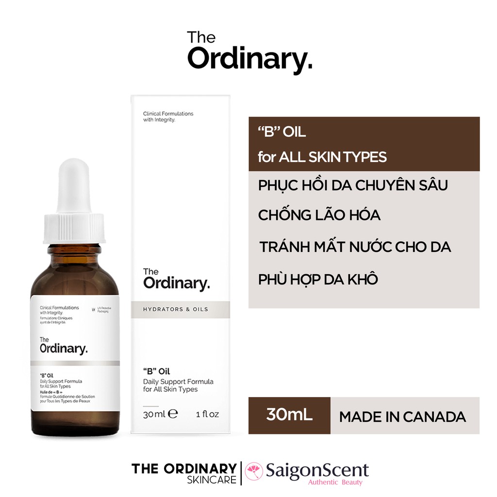 [Hcm]Dầu Dưỡng Phục Hồi Da The Ordinary - "B" Oil ( 30Ml )