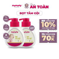 Combo 2 chai sữa tắm gội đầu tạo bọt cao cấp cho bé Mamamy gốc thực vật dịu lành 4 hương thơm
