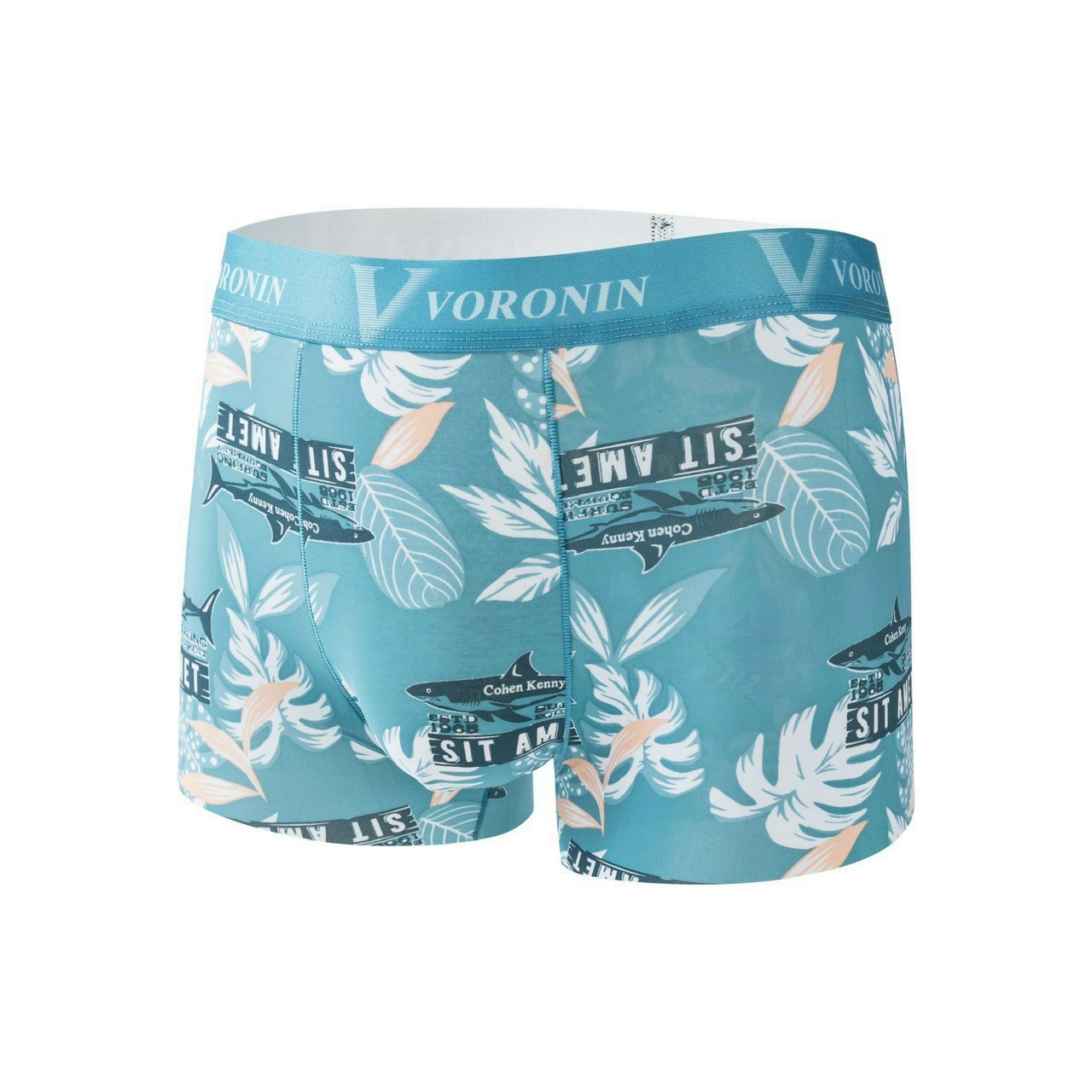 [Hoàn Tiền 15%] Quần sịp đùi boxer hoạ tiết quần lót nam su đúc mát lạnh co dãn tốt thấm hút mồ hôi