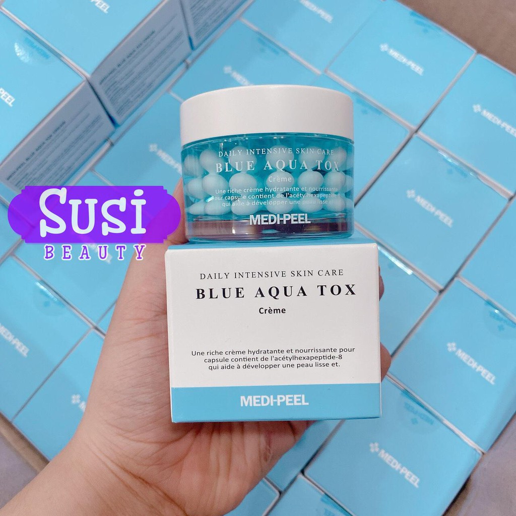[HCM]Kem dưỡng trắng da ngọc trai Medi-Peel Blue Aqua Tox Creme 50g cam kết hàng đúng mô tả chất lượng đảm bảo an toàn đến sức khỏe người sử dụng đa dạng mẫu mã màu sắc kích cỡ