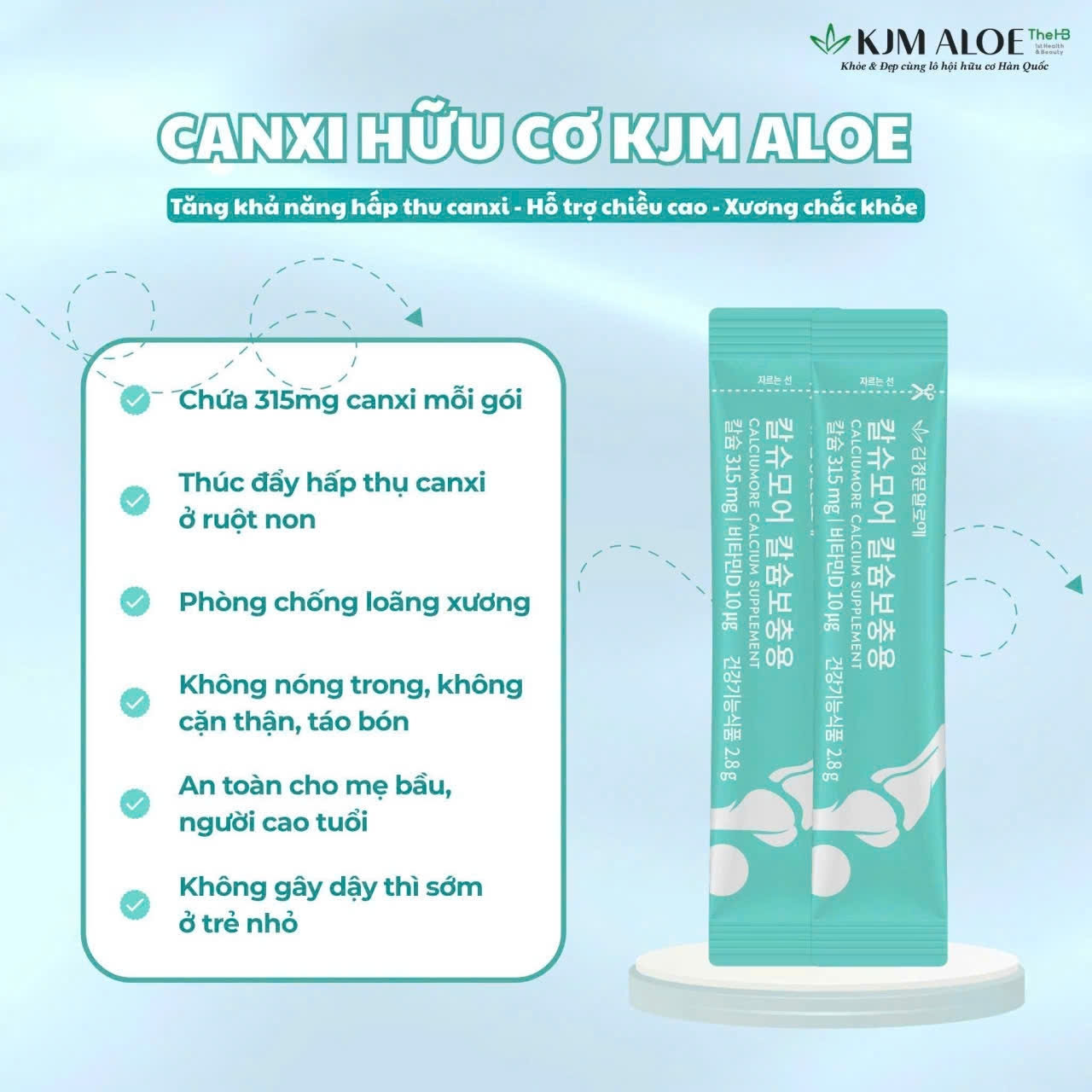 [BẢN MỚI] Váng Sữa Phát Triển Chiều Cao Cho Bé Hàn Quốc - Bổ Sung Canxi Hữu Cơ - Tăng Sức Đề Kháng Cho Bé