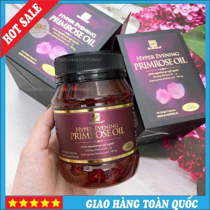 (Chính Hãng) Hyper Evening Primrose Oil - Tinh Dầu Hoa Anh Thảo Úc Giảm Bốc Hỏa