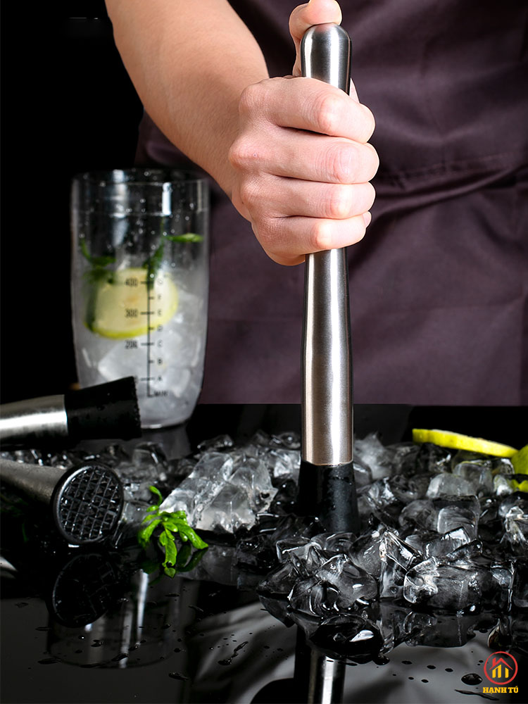 Chày Bar Chày Dầm Pha Chế [INOX 202 ĐÂU NHỰA PC] An Toàn Sức Khỏe