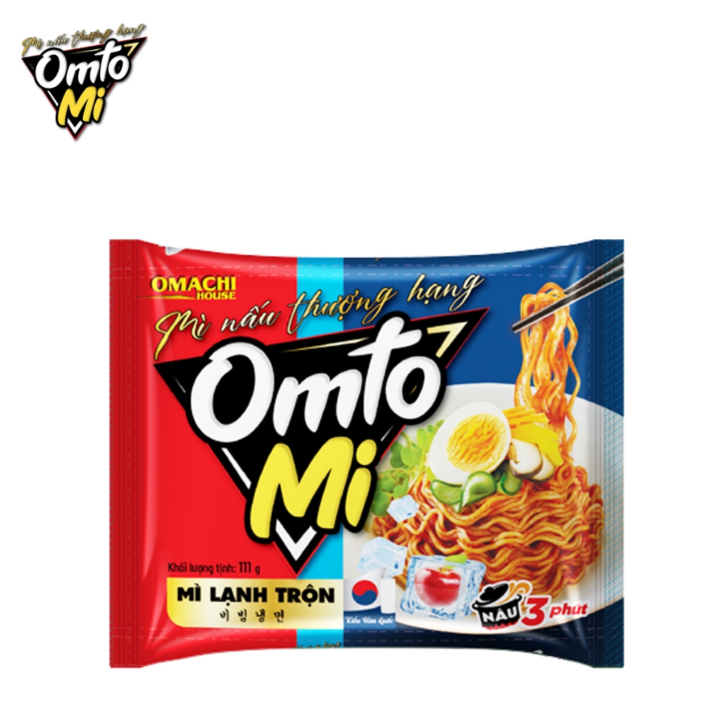 Mì lạnh trộn - Mì nấu thượng hạng Omto Mì (OMACHI HOUSE) gói 111g - BAT MUOI