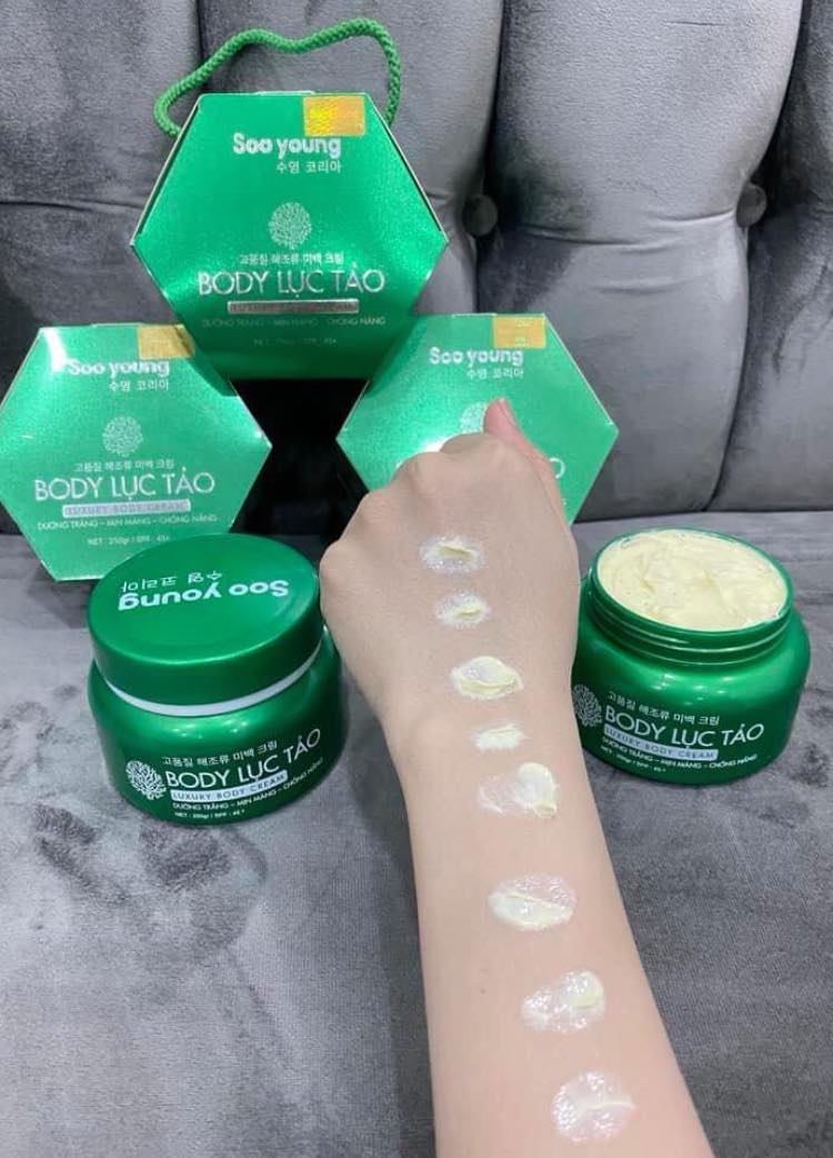 Kem Body Lục Tảo Soo Young Chính Hãng