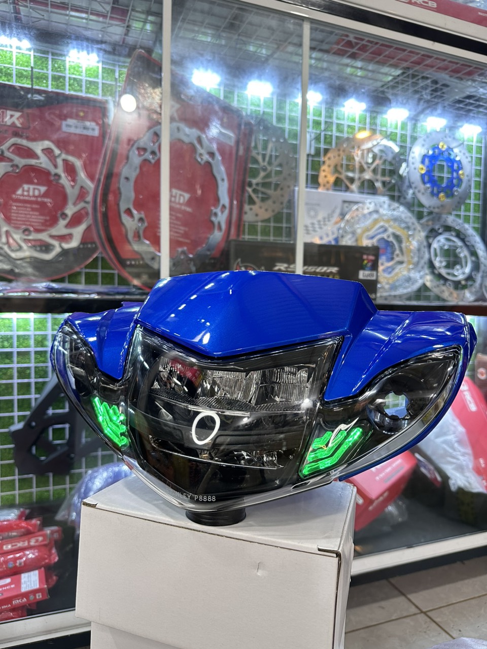 Đầu đèn 2 tầng sirius DNC Pro led zinpat  full chức năng demi  chân h4  lắp như zin cho sirus 110  s