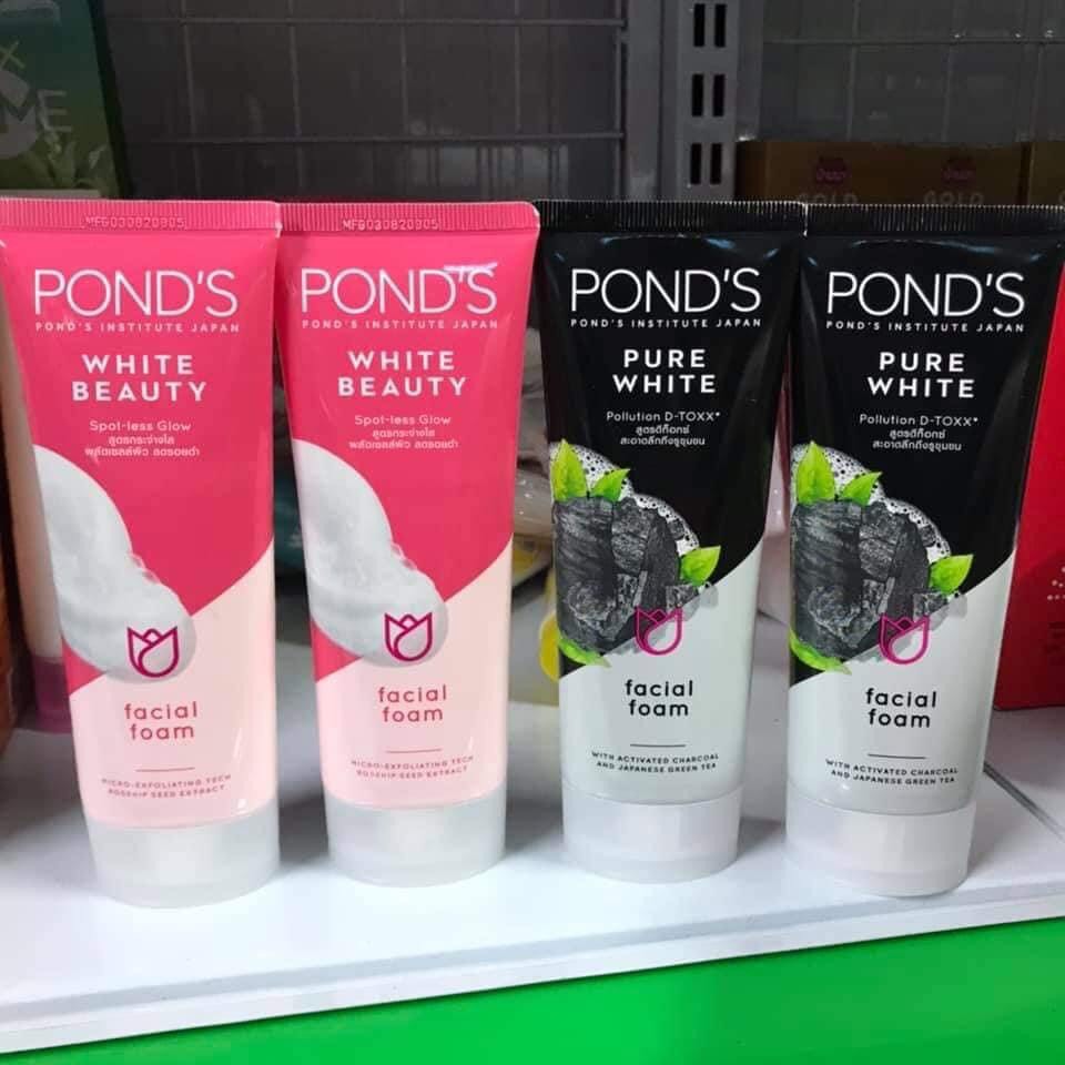 Chính Hãng Thái Lan - Giá Sĩ Màu Đỏ Sữa Rửa Mặt Ponds 100G Thái Lan Chống Lão Hóa Da Sữa Rửa Mặt Pond’s White Beauty Giúp Làm Sạch Từ Sâu Bên Trong Lỗ Chân Lông Loại Bỏ Hiệu Quả Lớp Bã Nhờn Và Tế Bào Chết Cho Da Thật Sạch