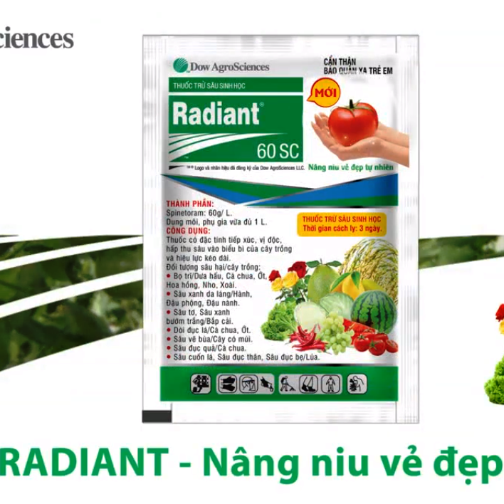 THUỐC TRỪ SÂU BỌ TRĨ NHỆN ĐỎ RADIANT 60SC