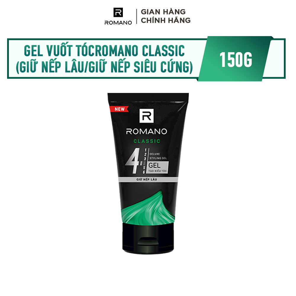 [Membership] Gel vuốt tócRomano Classic 150g (giữ nếp lâu/giữ nếp siêu cứng)