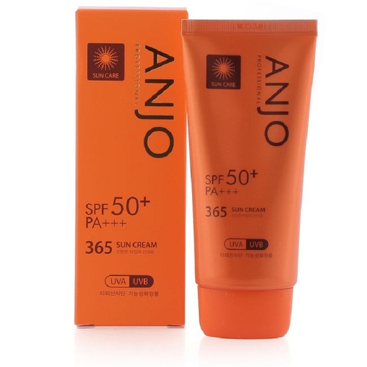 [Hcm]Kem Chống Nắng Mặt Và Thân Anjo Professional Spf50 Pa+++ 100Ml