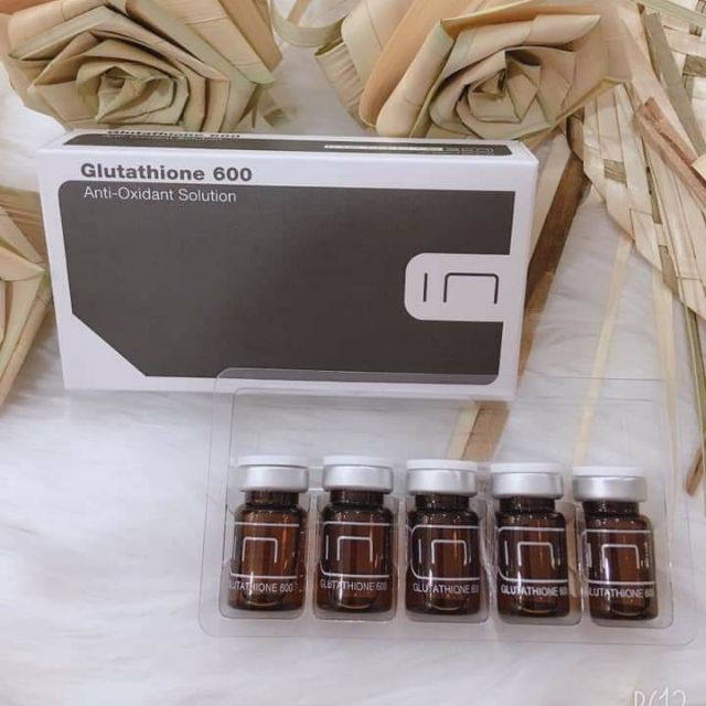 Bcn Glutathione 600 Trắng Da Căng Bóng Hộp 5 Ống