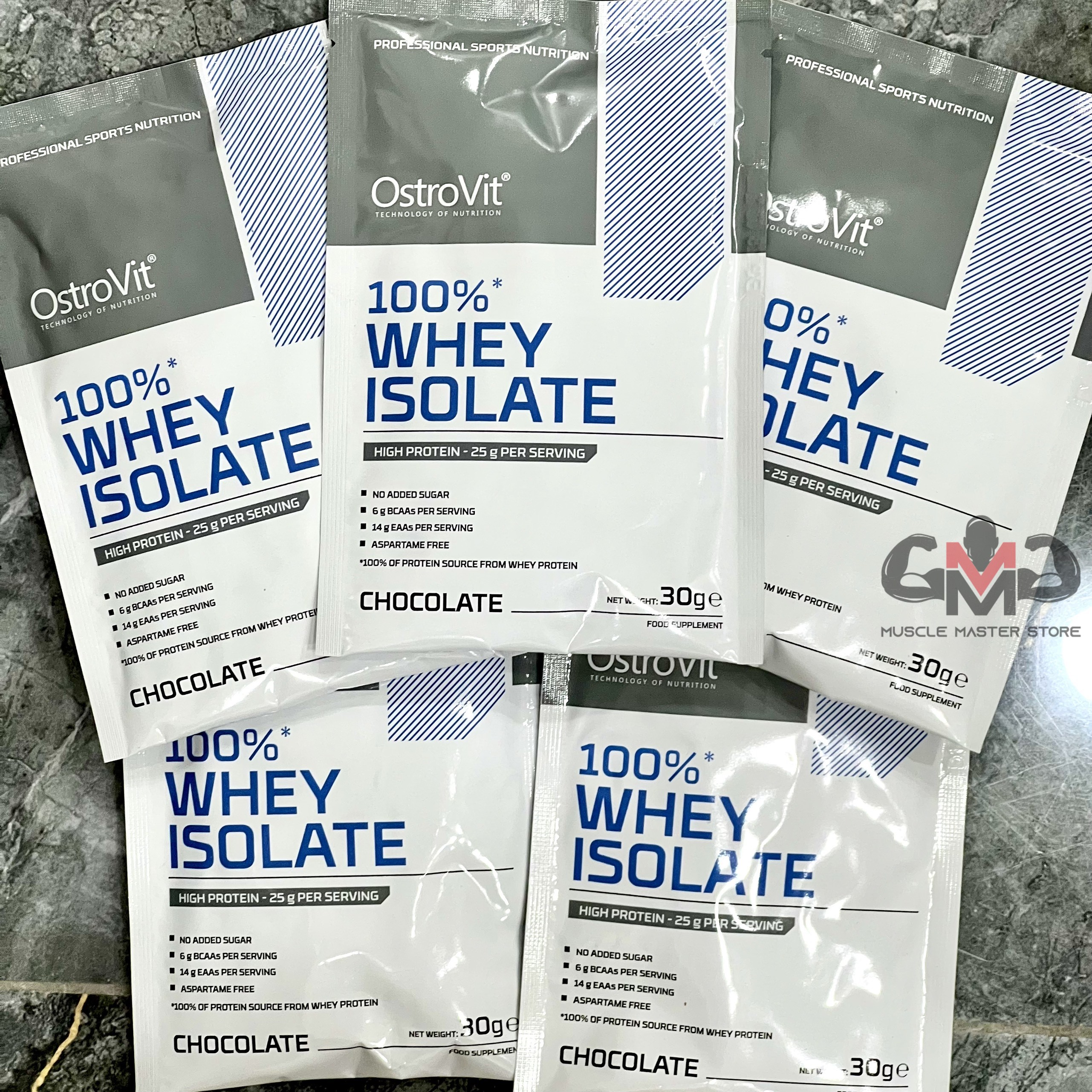 Gói Sample Dùng Thử Ostrovit Whey Protein Isolate 30g