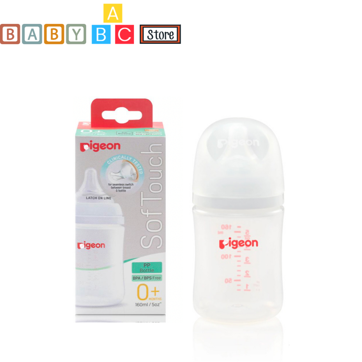 Bình Sữa Pigon Cổ Rộng Thế Hệ 3 Mẫu Mới Nhựa PP Bình Sữa pigeon Cao Cấp Plus Nhập Khẩu Dung Tích 160ml 240ml 330ml