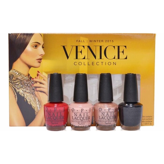 [Hcm][Miniset] Set Sơn Opi Mini Venice 4 Chai 3.75Ml