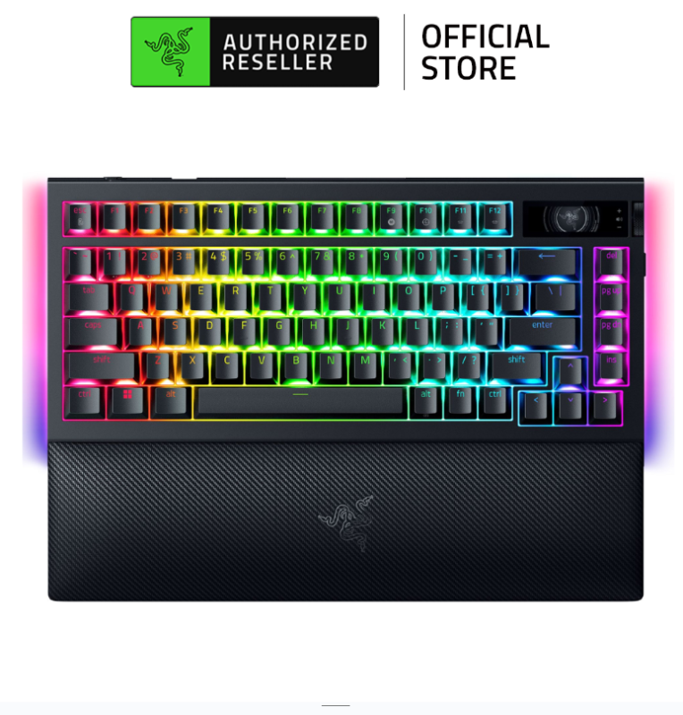 Bàn Phím Gaming Razer Blackwidow V4 Pro 75% | Không Dây | Orangs tactile Gen 3 HotSwap | KEYCAP PBT | LED RGB
