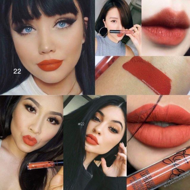 Son Kem Kylie Jenner Màu 22 Hộp Đen Nội Địa Mỹ