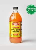 Date 08/2030   Giấm táo hữu cơ Bragg Mỹ 946ml - Organic Apple Cider Vinegar 32 OZ USA