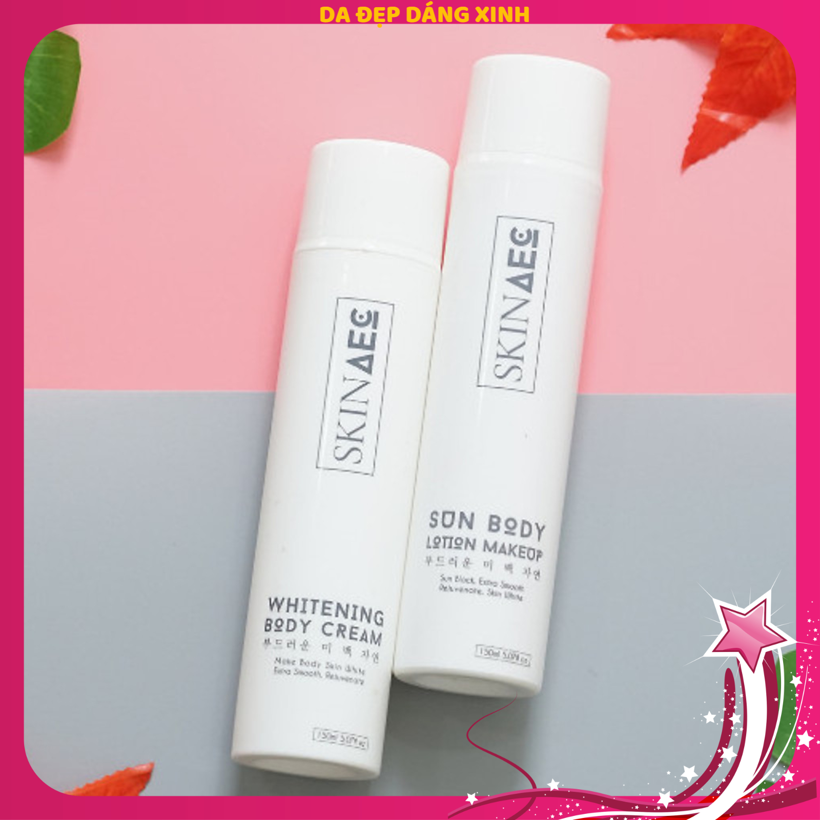 Skin Aec - Bộ Kem Dưỡng Da Trắng Bật Tone