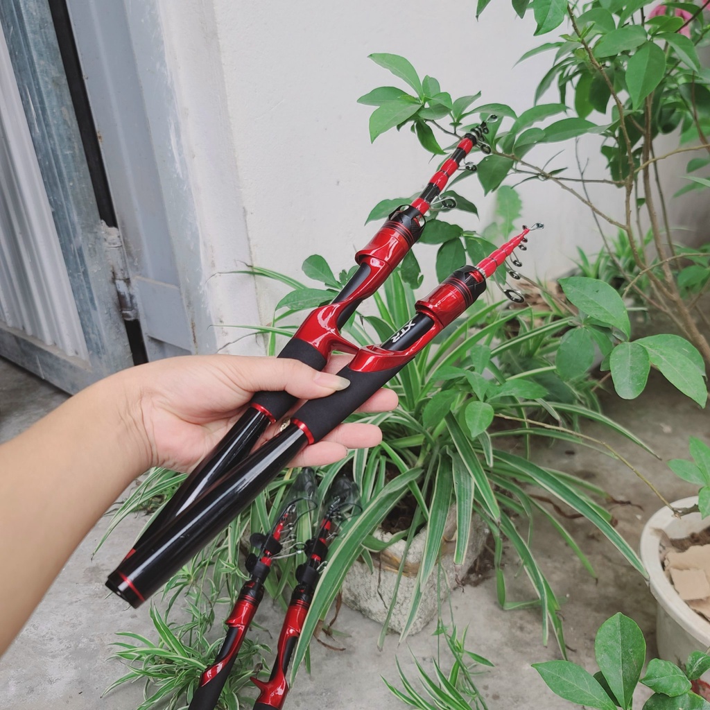 Cần câu lure rút gọn Cemreo XTR Volitation Phukiencaulure25 cần câu lure du lịch chất liệu carbon si