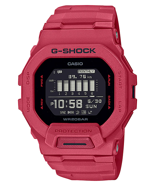 Đồng Hồ Nam Dây Nhựa Casio G-Shock GBD-200RD-4DR Chính Hãng - GBD-200RD-4 Bluetooth