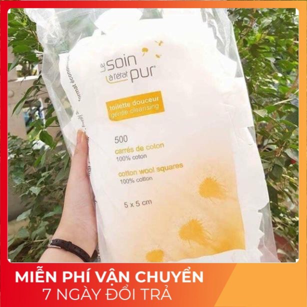 BÔNG TẨY TRANG 500 MIẾNG TETRA LE SOIN LARETAT PUR NỘI ĐỊA PHÁP - BÔNG TẨY TRANG 500 MIẾNG CỦA PHÁP TETRA