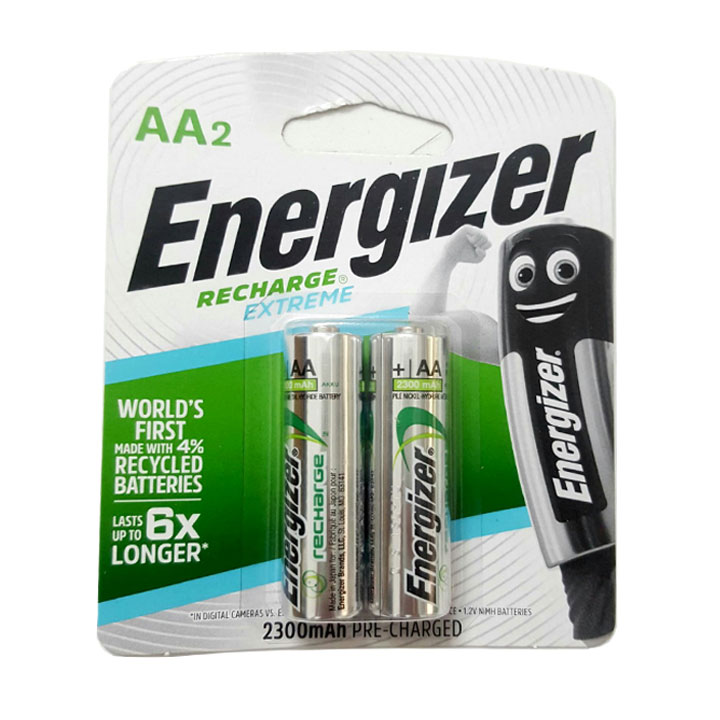 Pin Energizer NH15E-BP2 Pin sạc 1.2v AA 2300mAh Energizer NH15E-BP2 (Xuất xứ Nhật) loại Vỉ 2 viên