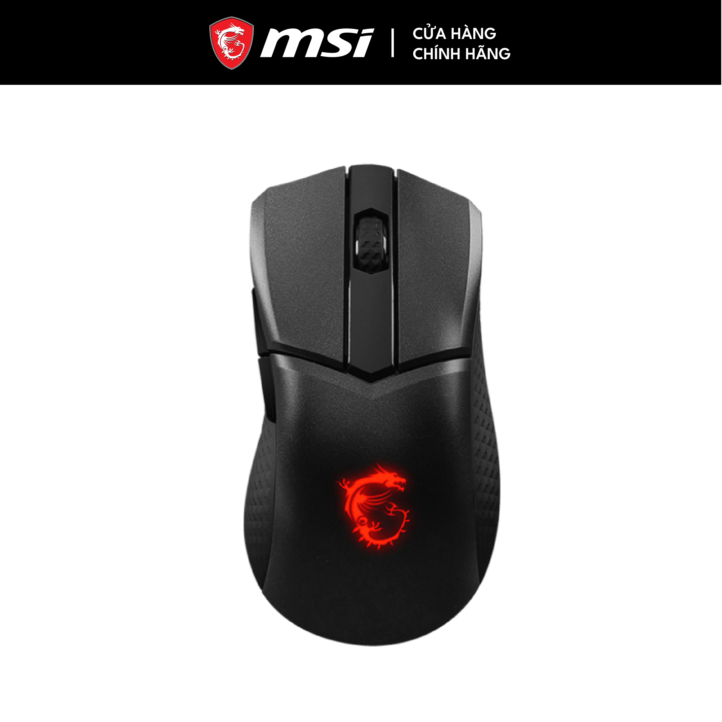 Chuột gaming không dây MSI Clutch GM31 Lightweight - 6400 DPI - Kết nối USB - Switch 60 triệu lần nh