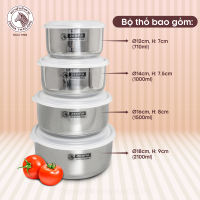 Bộ 4 thố Inox 304 Zebra (12cm - 18cm) - 184106