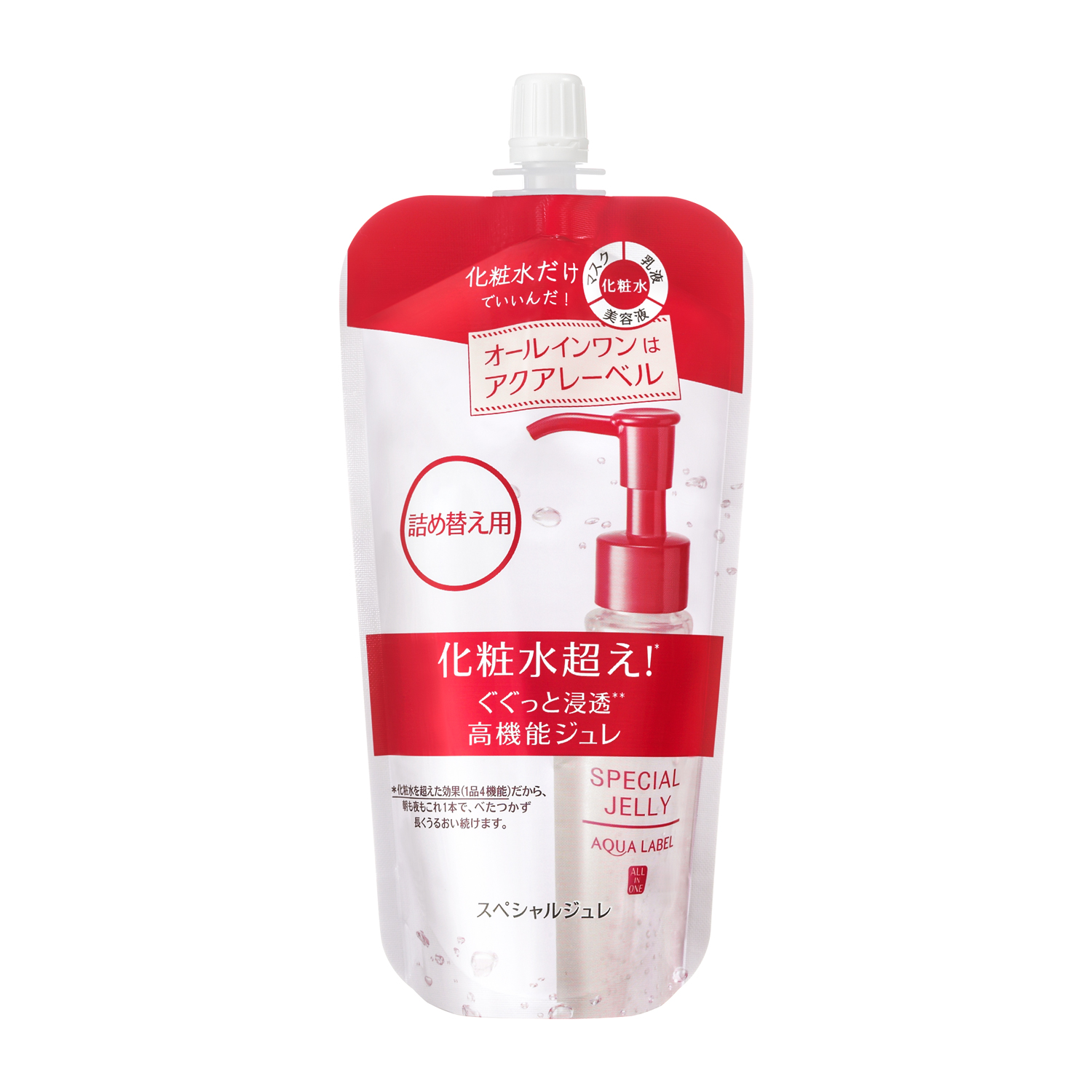 [Dạng túi] Huyết thanh Shiseido Aqualabel Special Jelly - Chống lão hóa (140ml) - Nhật bản