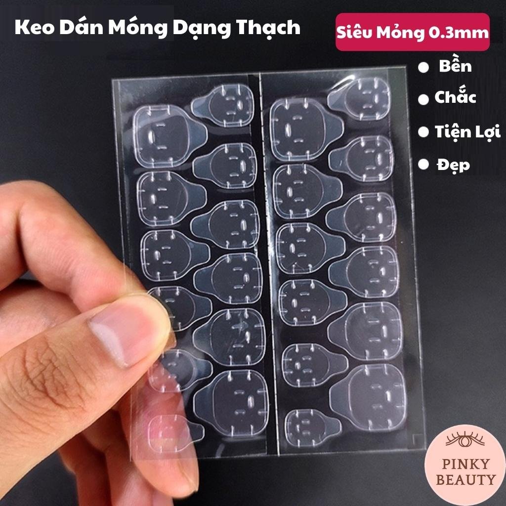 [Có Keo] 24 Miếng Dán Móng Tay Giả Thời Trang NAIL BOX DÀI KÈM KEO Móng Tay Có Thể Đeo Được nội địa 