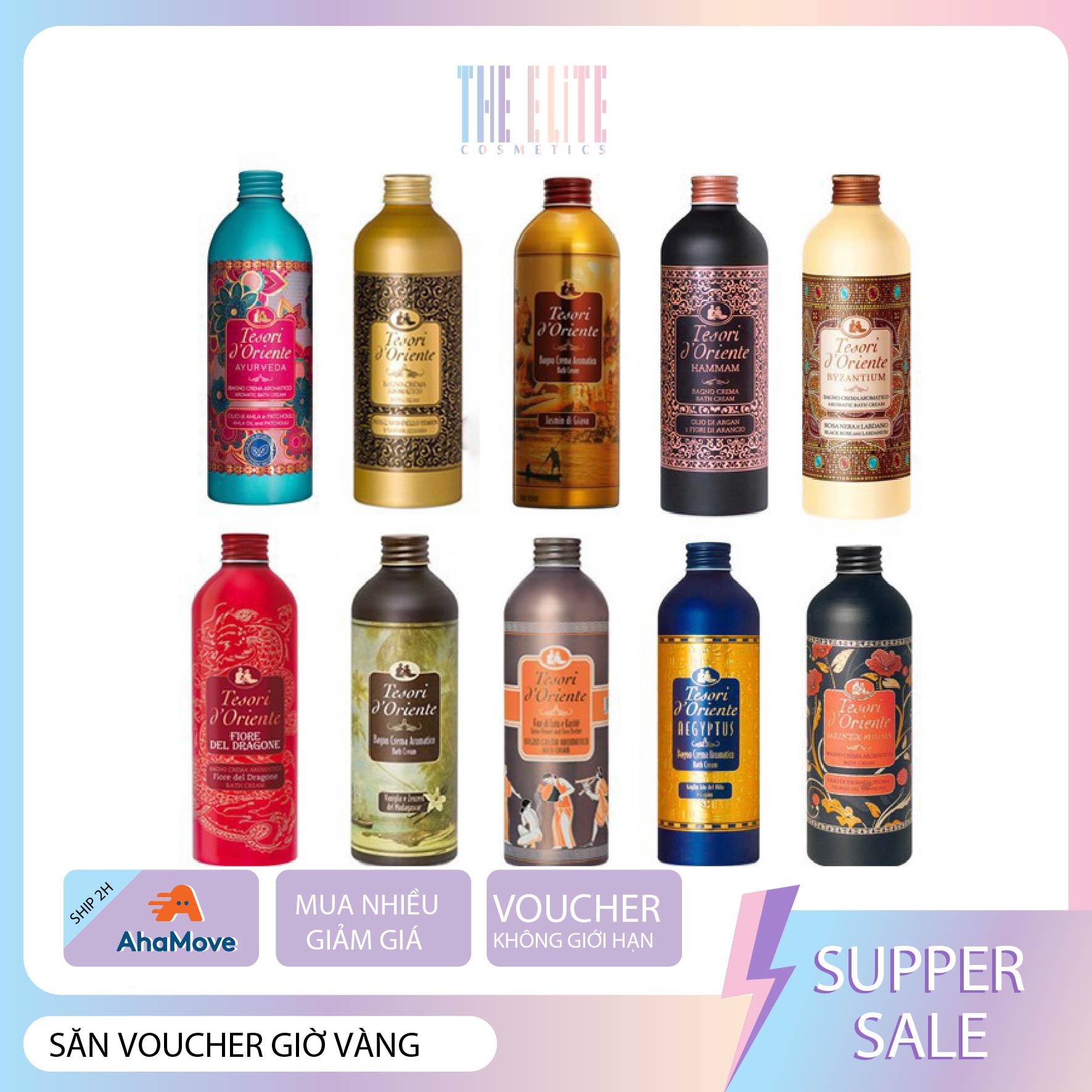 [HCM]Sữa tắm nước hoa xích Ý Te.sori doriente – Nồng nàn quyến rũ lưu hương lâu (500ml)