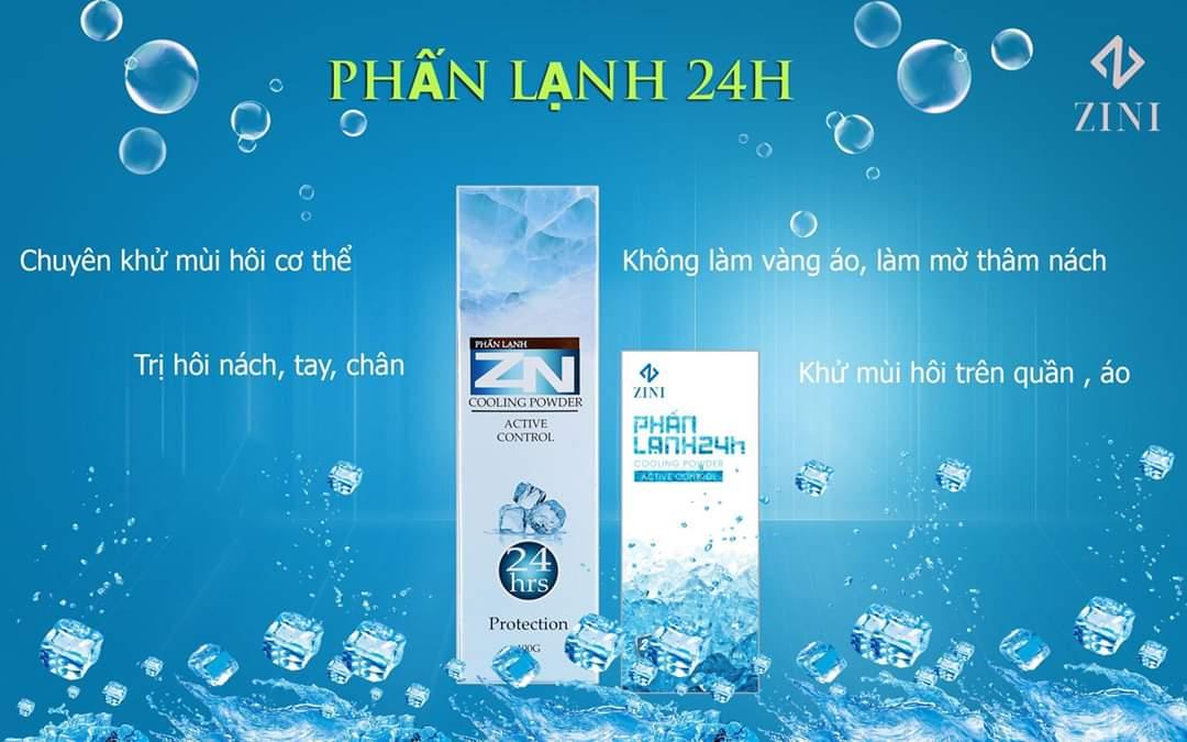 Phấn Lạnh Zn Khử Mùi Hôi Nách Hôi Chân Vĩnh Viễn 100Ml