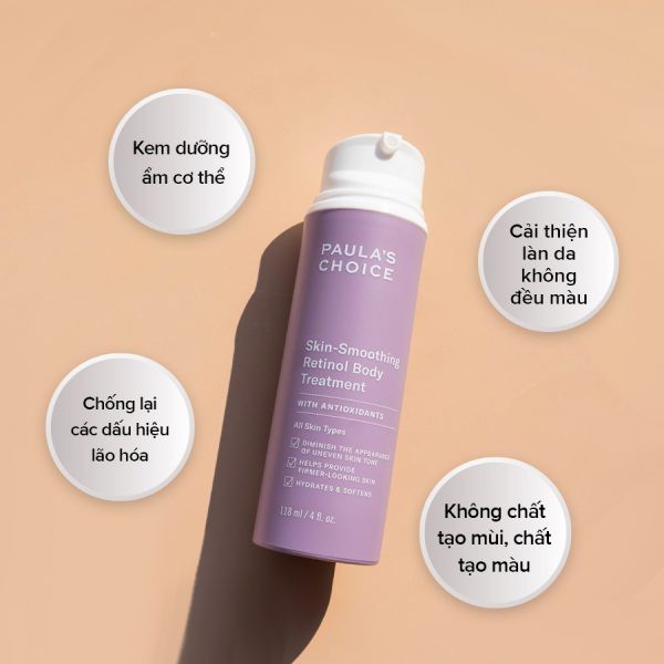 [Chính Hãng] ? Kem Dưỡng Thể Chống Lão Hoá Paulas Choice Resist Retinol Skin Smoothing Body Treatment 1